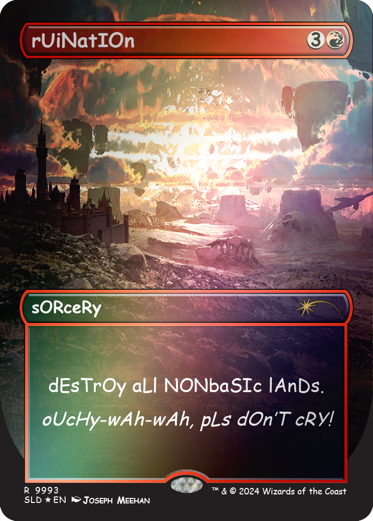 sAnS mERcY Foil Edition