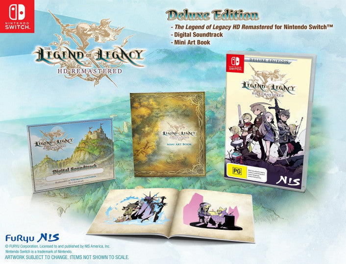 The Legend of Legacy HD Remastered - Deluxe Edition