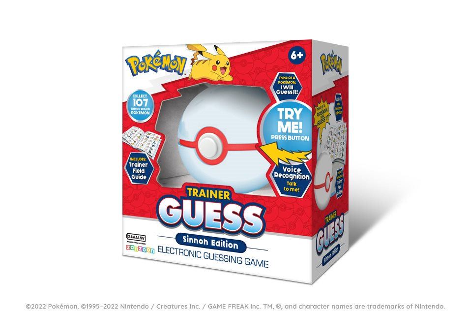 Pokemon Trainer Guess Electronic Guessing Game Sinnoh Edition - HobbiXchange